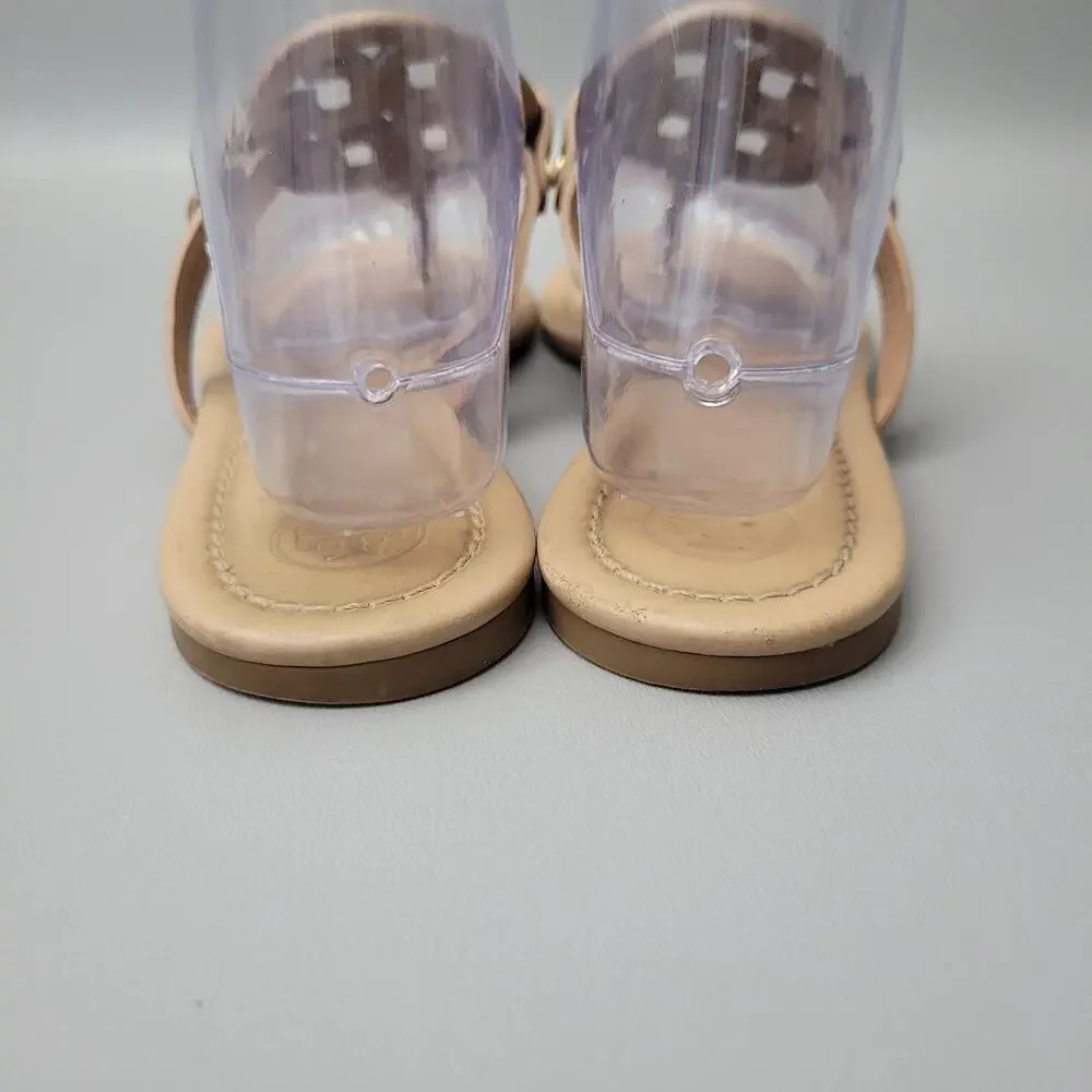 TORY BURCH Miller Light Make Up Patent Leather Sandals Size 9